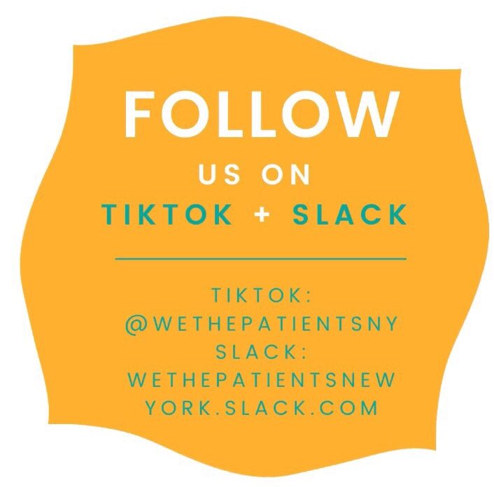 Follow us on Tik Tok and Slack