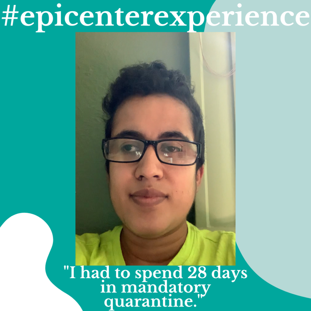 Amanda shares her #epicenterexperience of advocating for herself during the covid-19 pandemic.